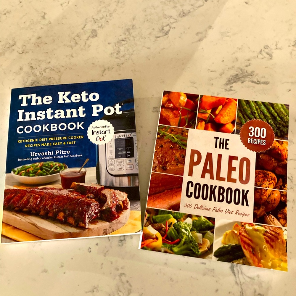 Keto and Paleo cookbooks 📚